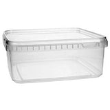 Kunststoffdose 12x 1,15 Liter Plastikdose mit Deckel, BPA-frei, lebensmittelecht inkl. 1 Schaufel