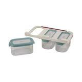 Joseph Joseph CupboardStore 3-teiliges Aufbewahrungsset für den Platz unter dem Regal (3 x 900 ml) - Hellblau