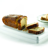 CURVER Transportbox für Kuchen, mit Transporthaube und Tragegriff, rechteckig, spülmaschinenfest, transparent/weiß, 35x15x14cm, groß