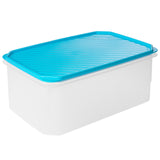 Tatay Frischhaltedose, Airtight, 4.7L von Kapazität, flexible Druckdeckel, BPA frei, Geeignet Mikrowelle und Spülmaschine, Blau. Maße: 28,5 x 18,5 x 12,2 cm