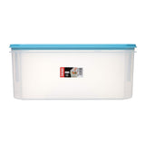 Tatay Frischhaltedose, Airtight, 4.7L von Kapazität, flexible Druckdeckel, BPA frei, Geeignet Mikrowelle und Spülmaschine, Blau. Maße: 28,5 x 18,5 x 12,2 cm